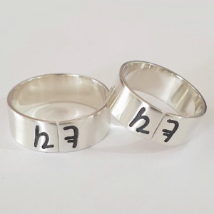 טבעת אותיות בכתב עברי קדום